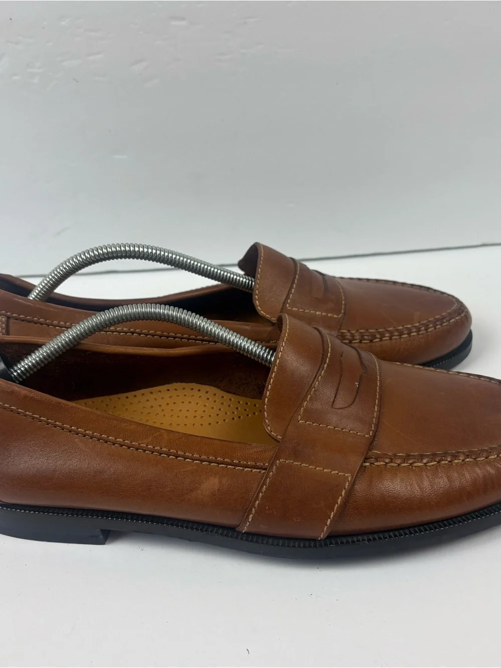 Cole Haan Pinch Prep Penny Loafer - Men's Brown Shoes Size 10.5W 01462